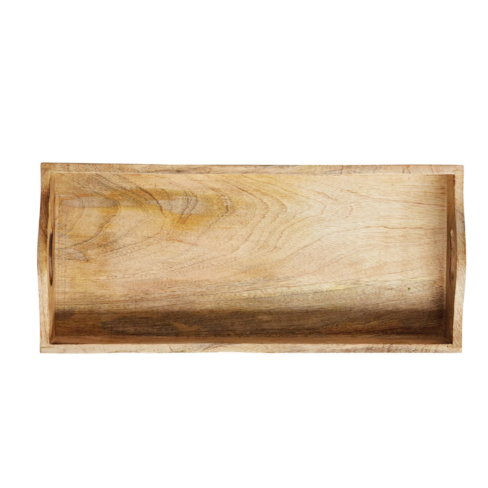 Hello Honey® Rectangle Mango Wood Trays Set